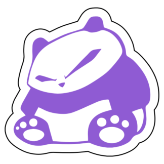 JDM Panda Sticker (Lavender)